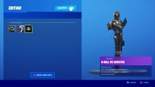 Fortnite 8-Ball vs Scratch -asutyyli