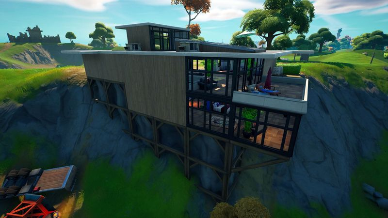 Fortnite Fancy View, Rainbow Rentals och Lockie