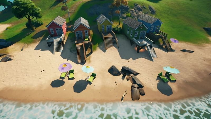 Fortnite Fancy View, Rainbow Rentals och Lockie