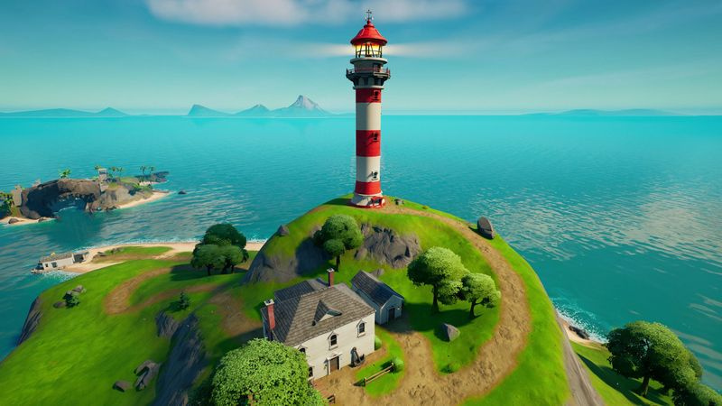 Fortnite Fancy View, Rainbow Rentals och Lockie