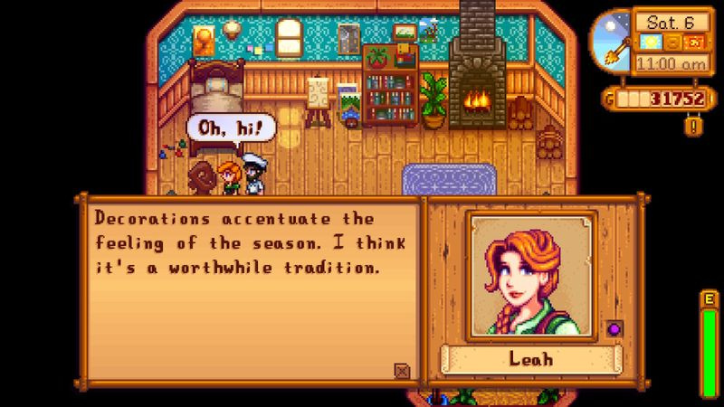 Stardew Valley Leah presenter