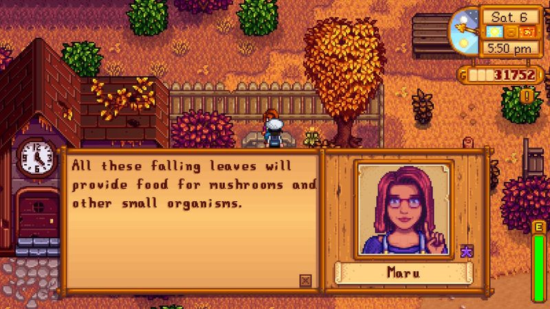 Stardew Valley Maru gåvor