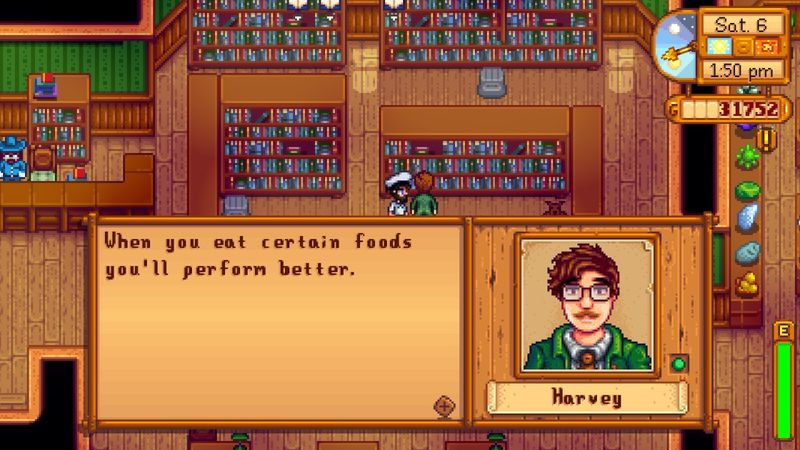 Stardew Valley Harvey gåvor