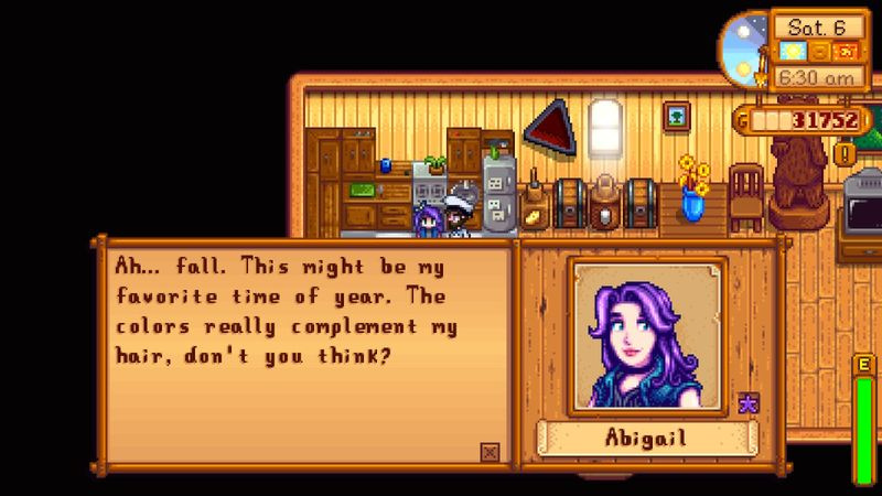Stardew Valley Abigail gåvor