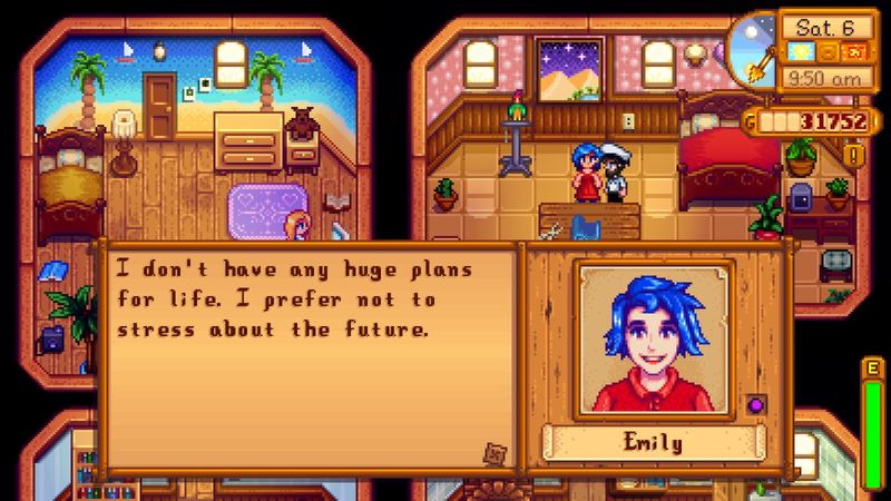Stardew Valley Emily presenter
