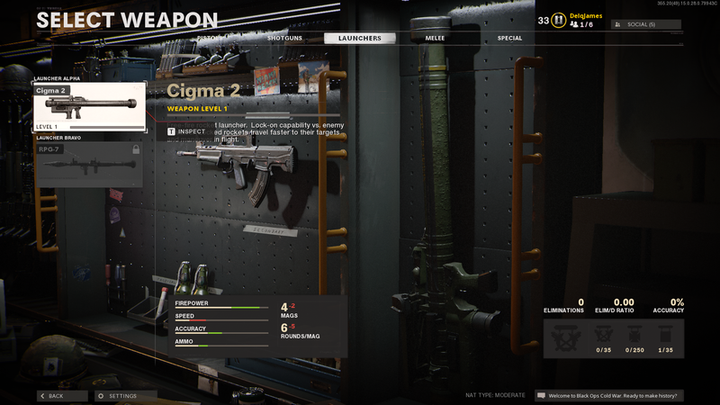 Le migliori pistole di Black Ops Cold War: Cigma 2
