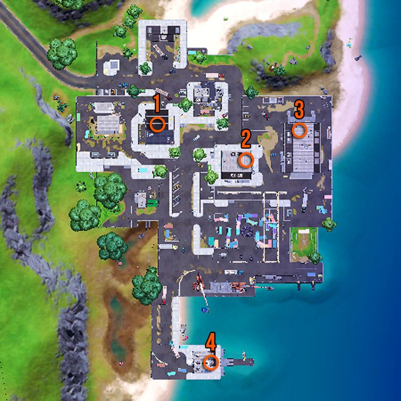 Fortnite-Sprühdosen-Standorte