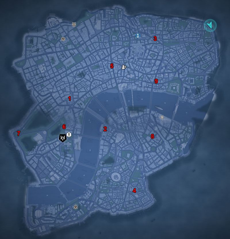 Watch Dogs Legion Alla ricerca delle posizioni di Bagley
