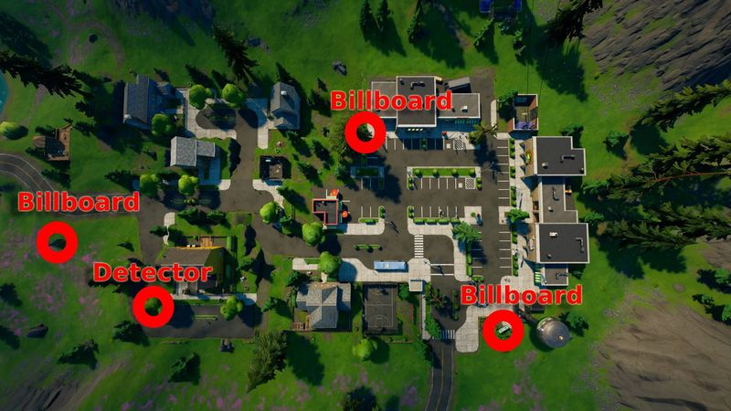fortnite detektor utomjording skylt