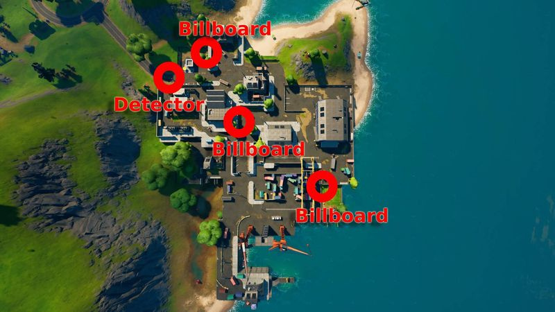 fortnite detektor utomjording skylt