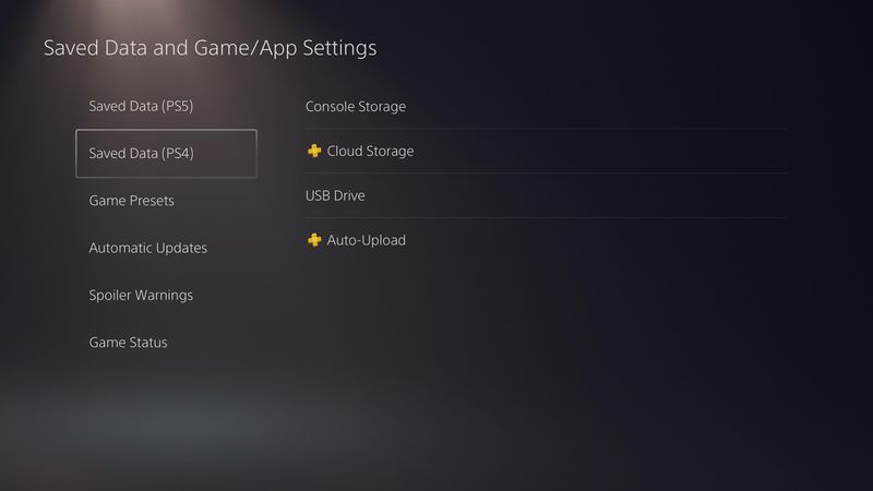 Download PS4 saves på PS5