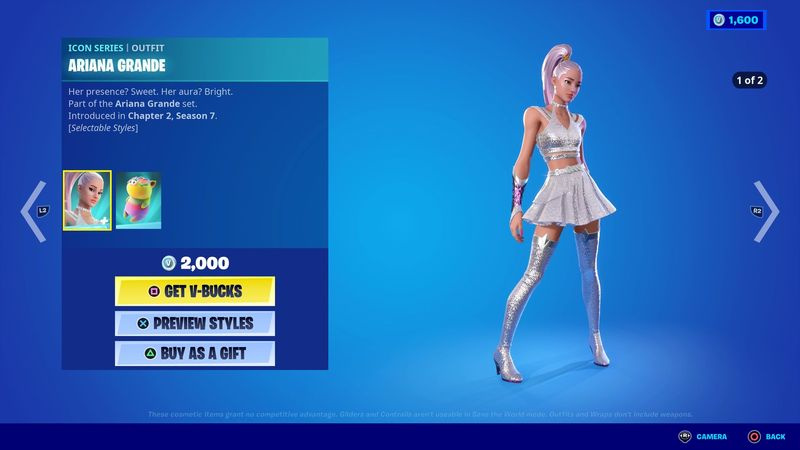 Fortnite Ariana Grande