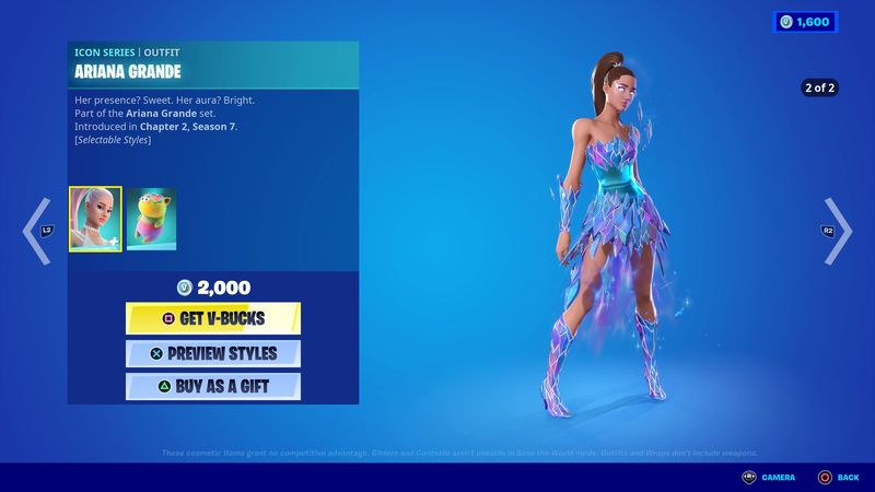 Fortnite Ariana Grande