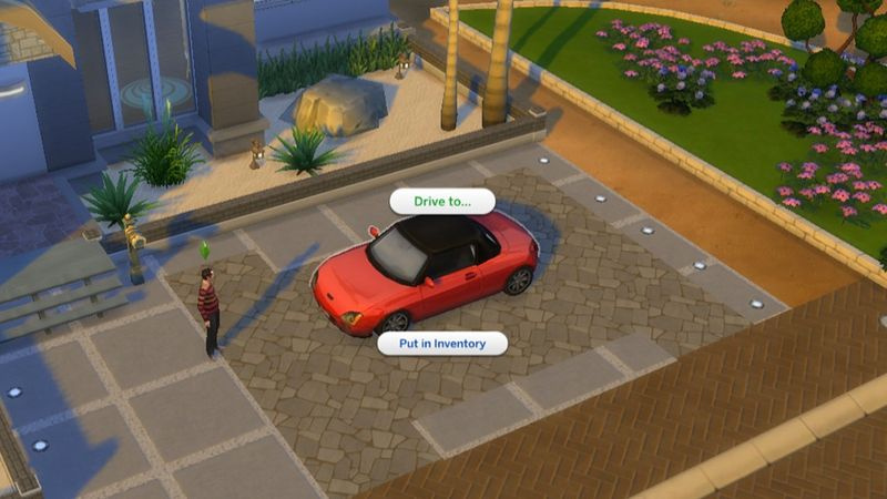 Mod di Sims 4: auto guidabili