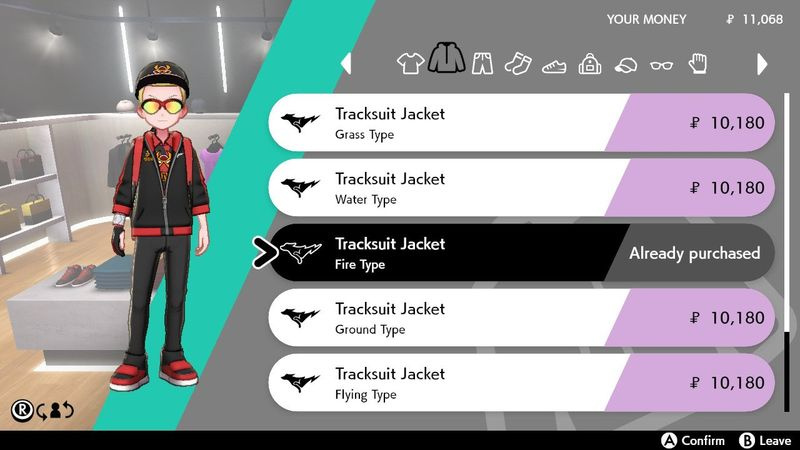 Pokemon Sword and Shield feuriges Outfit
