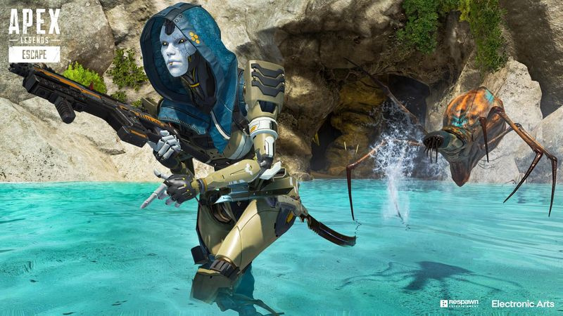 Apex Legends sesong 11 Escape Storm Point kart dyreliv Edderkopp som jager Ash