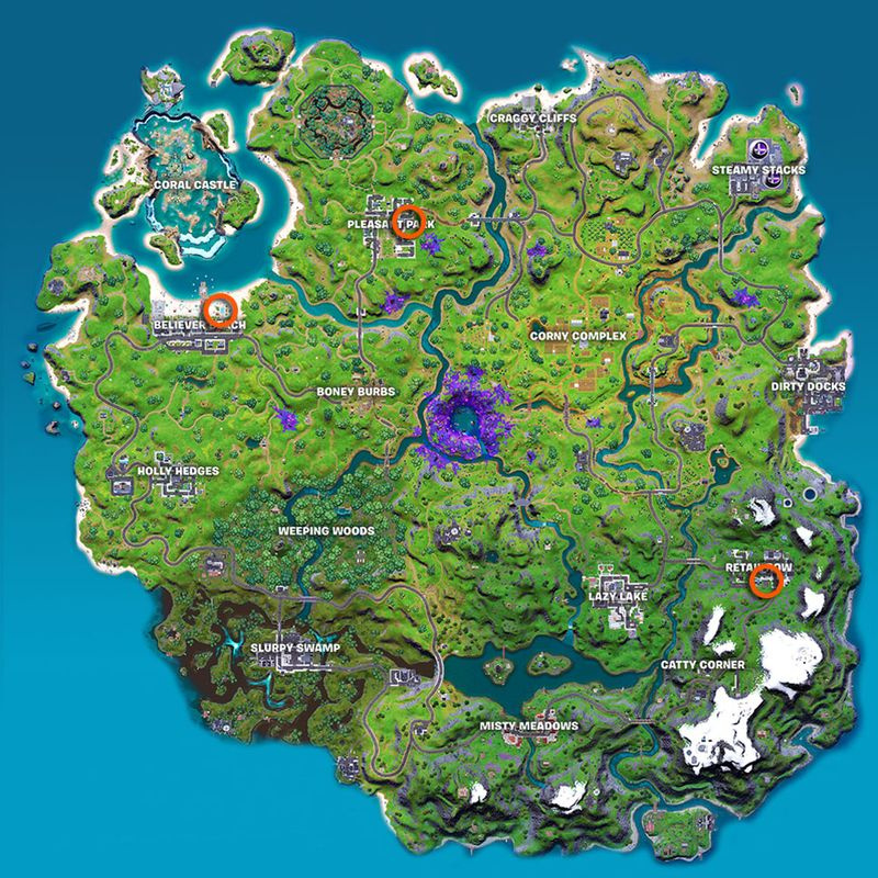 Fortnite gummiankor platser