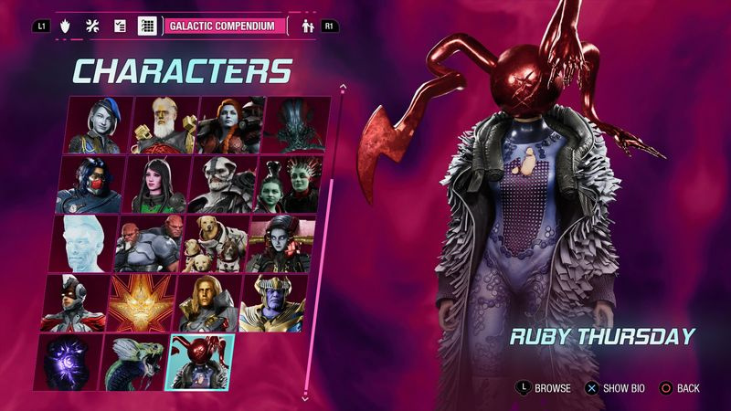 Guardians of the Galaxy spel påskägg
