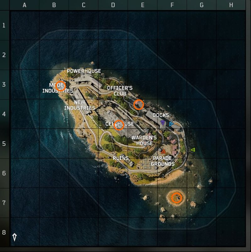 Black Ops 4 Blackout mappa di Alcatraz