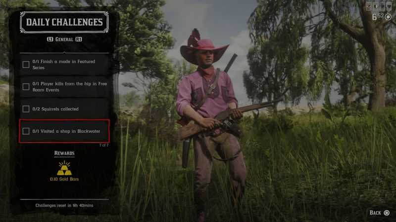 Red Dead Online guld daglige udfordringer