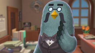 Brewster kaffebryggningsduvan i Animal Crossing