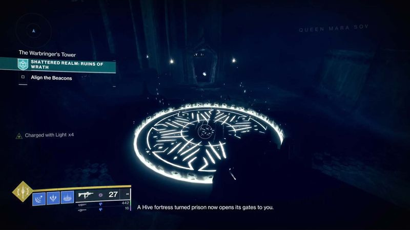 Destiny 2 Season of the Lost Shattered Realm undercroft gådefulde mystiske krigsbringer