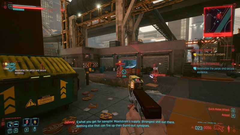 Armi di Cyberpunk 2077