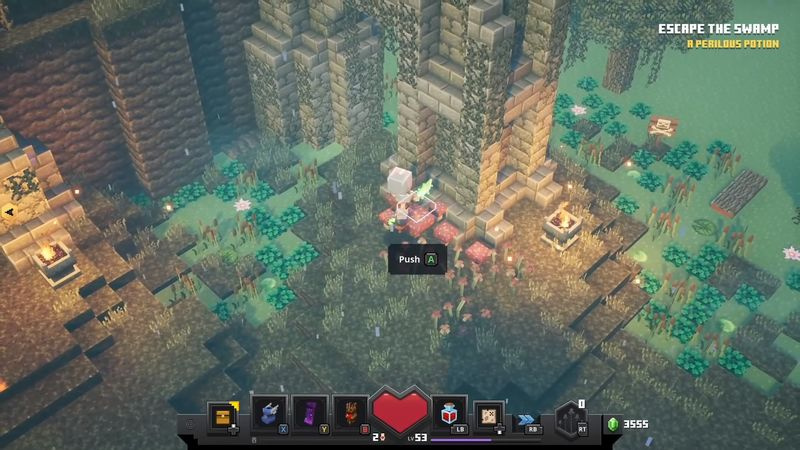 Minecraft Dungeons -riimujen sijainnit: Soggy Swamp