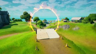Posizioni degli anelli fiammeggianti di Fortnite