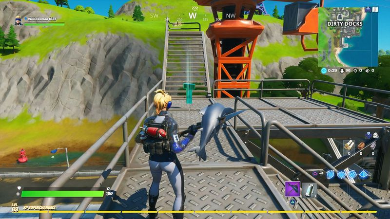 Fortnite lettera nascosta T