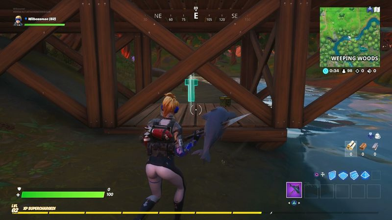Fortnite lettera nascosta T