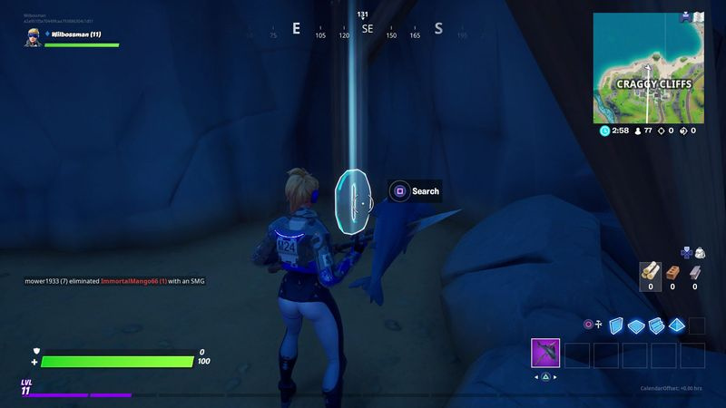 Lettera nascosta Fortnite O