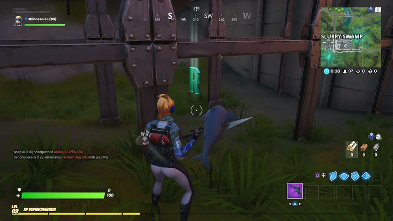 Lettera nascosta Fortnite R