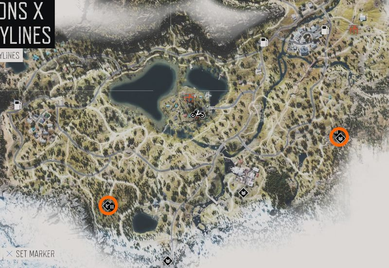 Days Gone Ambush -leirin sijainnit - Lost Lake