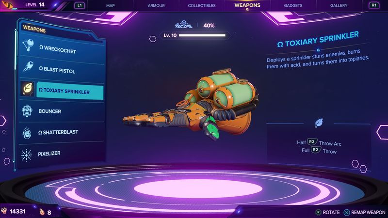 Le migliori armi di Ratchet e Clank Rift Apart