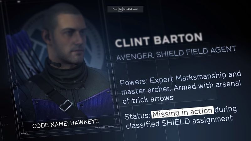 Marvel Avengers spilkarakterer: