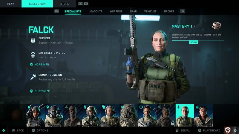 Battlefield 2042 supporta il personaggio specialista Falck