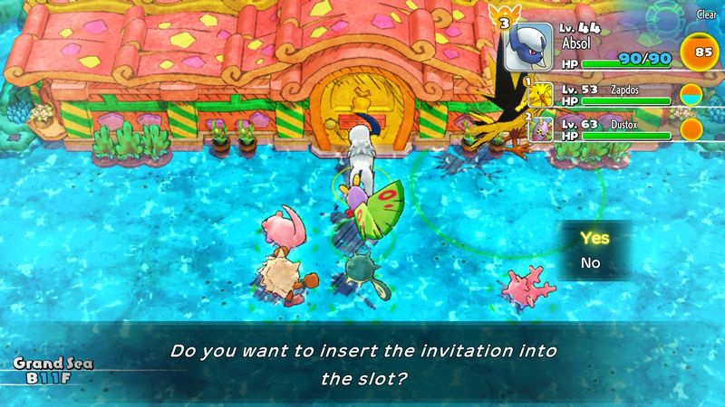 Zaproszenie Pokemon Mystery Dungeon DX