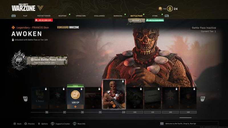Warzone usynlig hudfejl