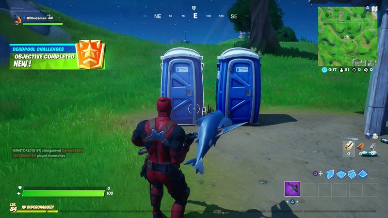 Fortnite Deadpool Challenges uge 7