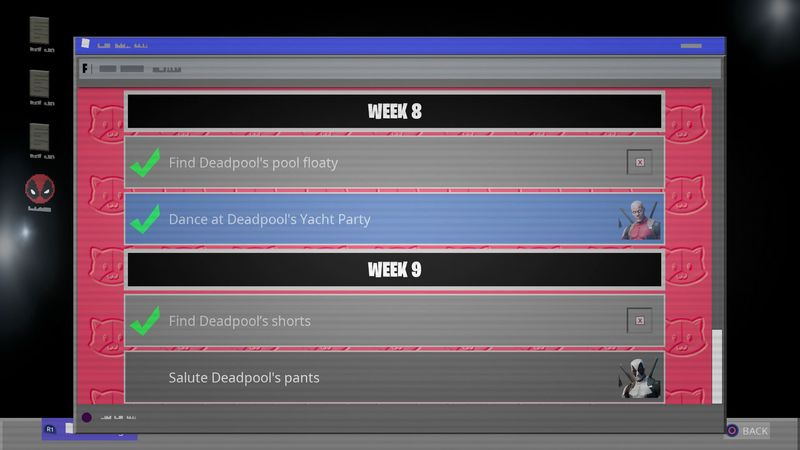 Fortnite Deadpool Challenges uge 9