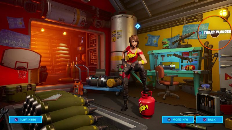 Fortnite Deadpool udfordrer toiletstemplet