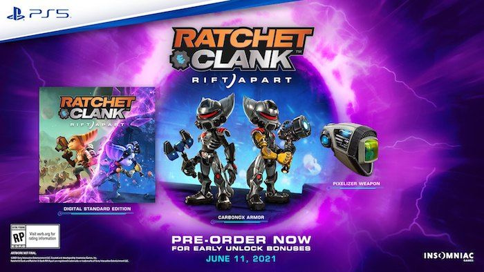 Ratchet and Clank: Rift Apart förbeställningspriser