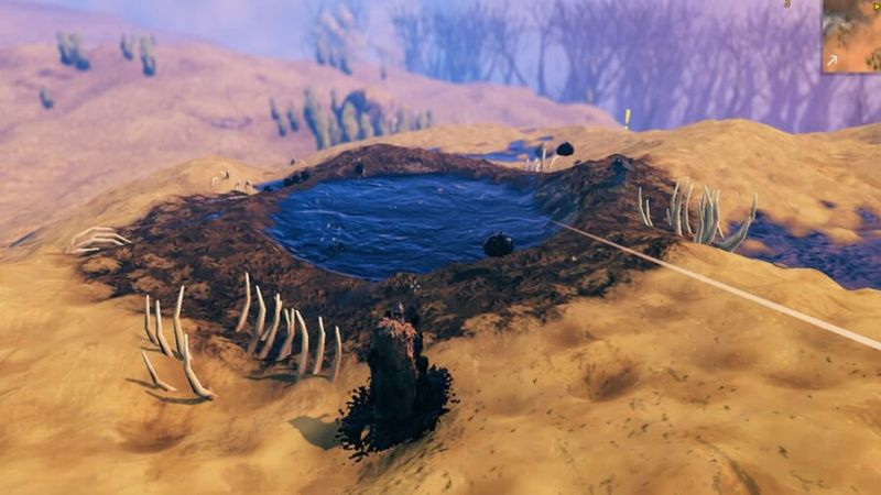 Focolare di Valheim e pozzi di catrame domestico Darkwood