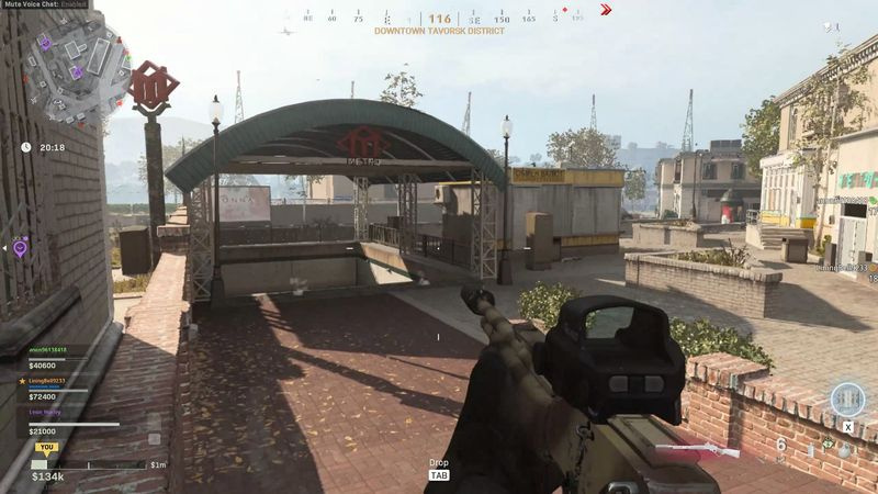 Warzone Downtown metro