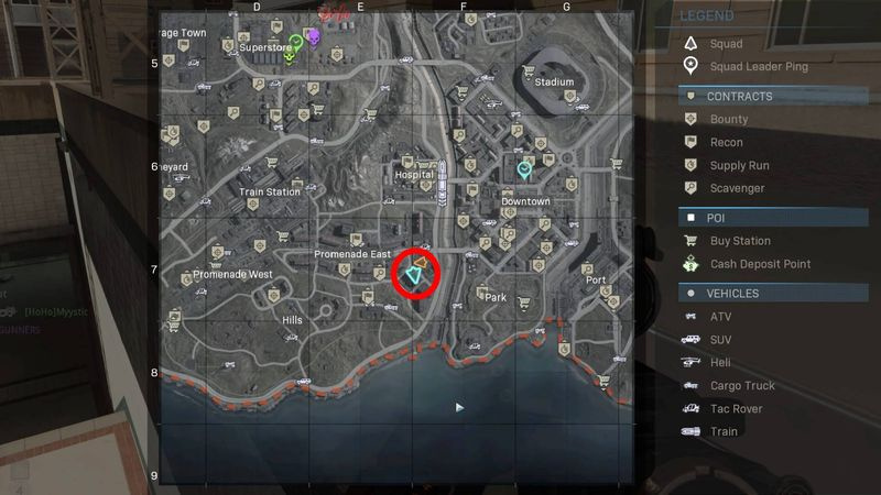 Warzone Barakett Shopping District metrostation