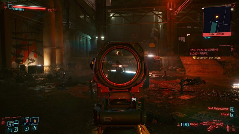 Cyberpunk 2077 Cyberpsycho Sighting: Bloody Ritual