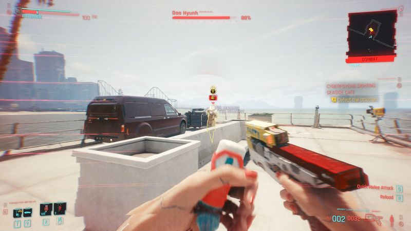 Cyberpunk 2077 Cyberpsycho Sighting: Seaside Cafe
