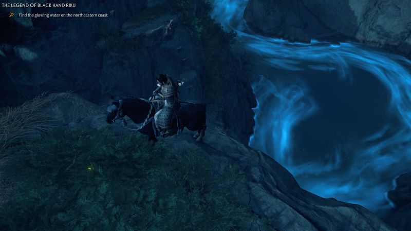 Ghost of Tsushima: Iki Island pansarguide - hitta det glödande vattnet