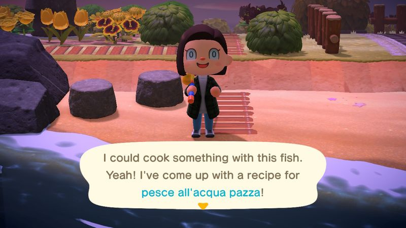 Opdag en ny opskrift ved at fiske i Animal Crossing: New Horizons